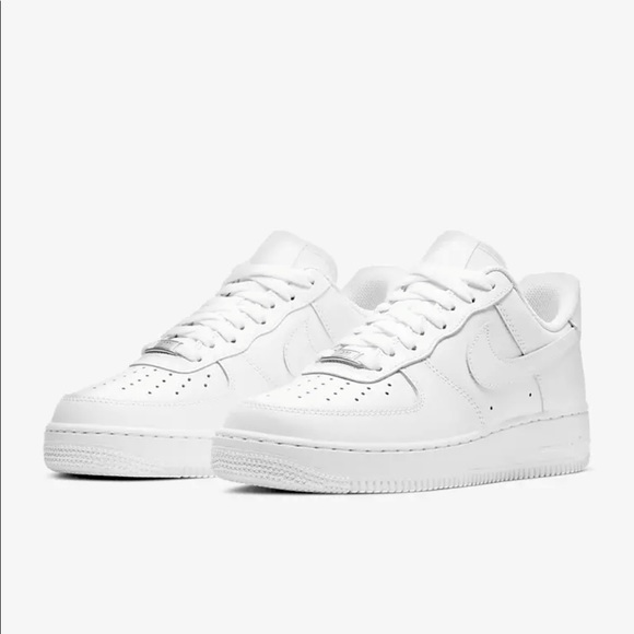 Nike Other - Nike Air Force 1 Low Triple White Leather Men 8.5